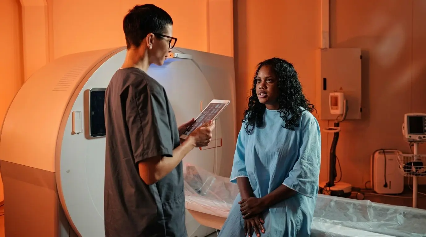 Non invasive Computed Tomography scanning at United Theranostics.